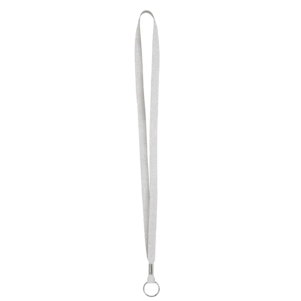 White color option for Good Value™ 1/2" Fine Print Lanyard