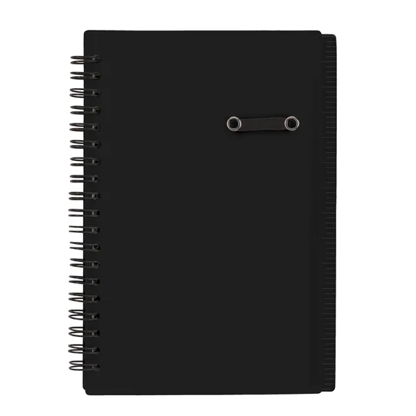 Black color option for Good Value™ 5'' X 7'' Journal Notebook With Pen Loop