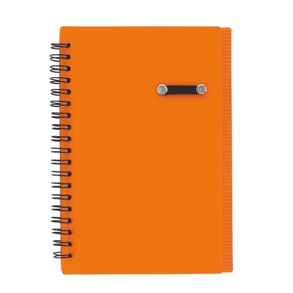 Orange color option for Good Value™ 5'' X 7'' Journal Notebook With Pen Loop