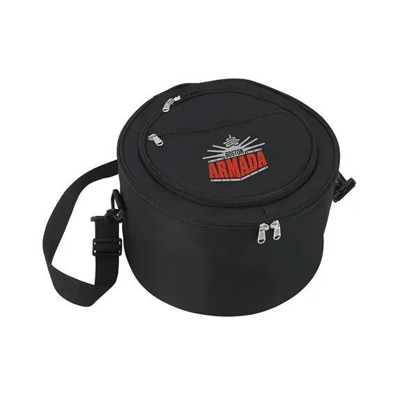 Black color option for Koozie® Portable Bbq With Cooler Bag