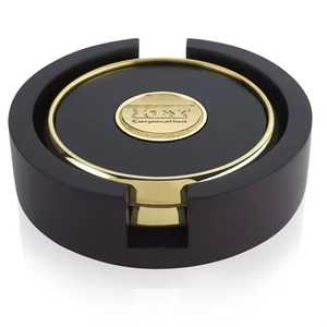 Photo of Jaffa® Two Round Coasters With Wood Tray