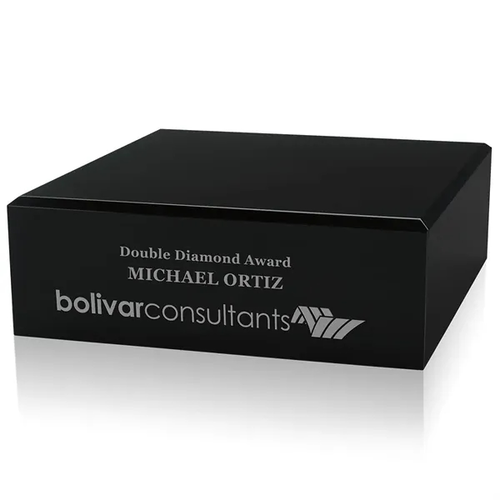 Main photo of Jaffa® Square Black Glass Base