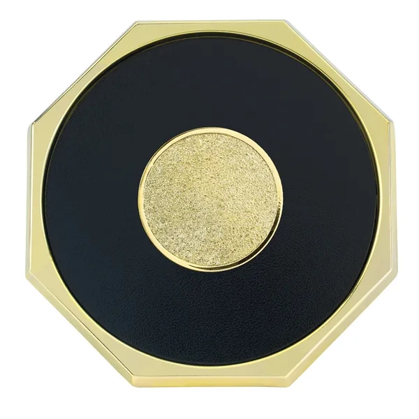 Black Qc color option for Jaffa® Octagon Coaster