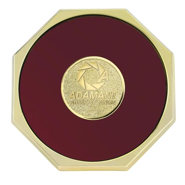 Burgundy Qc color option for Jaffa® Octagon Coaster