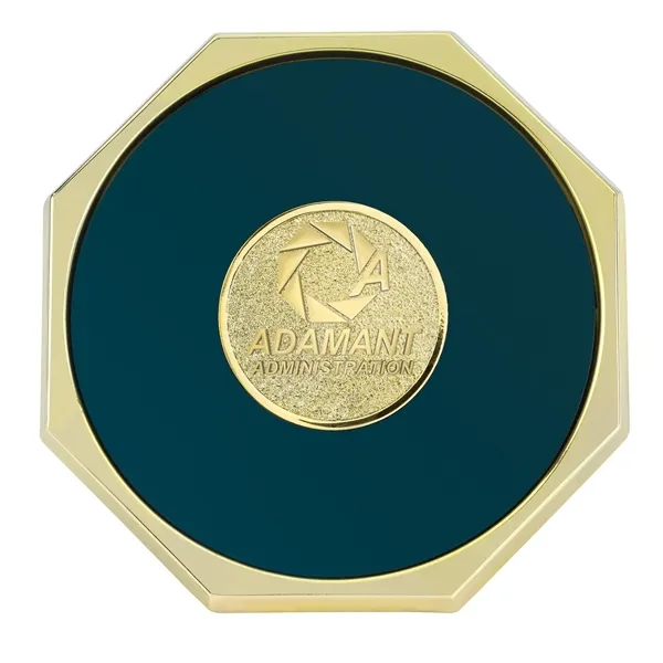 Navy Qc color option for Jaffa® Octagon Coaster
