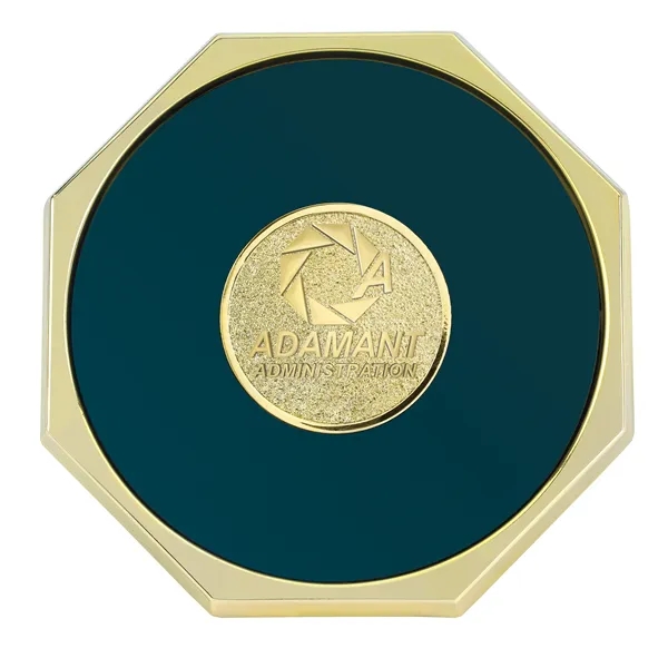 Navy Rqc color option for Jaffa® Octagon Coaster