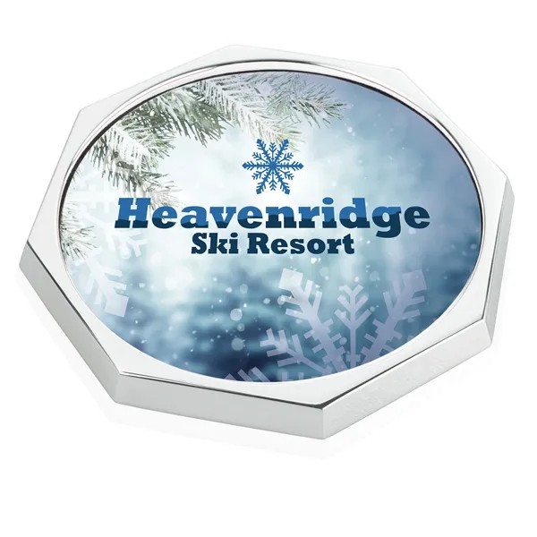 Zinc color option for Jaffa® Radiant Octagon Coaster