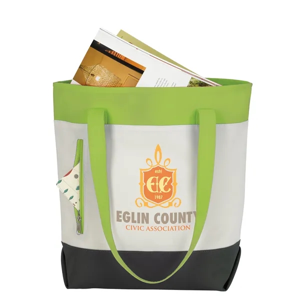 Apple Green color option for Good Value™ Color Zip Tote