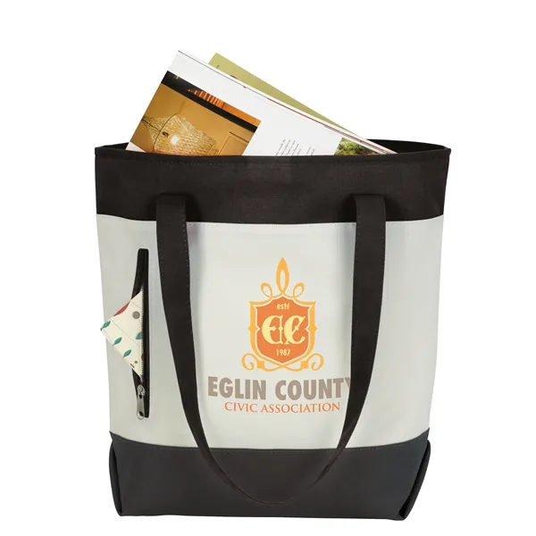 Black color option for Good Value™ Color Zip Tote