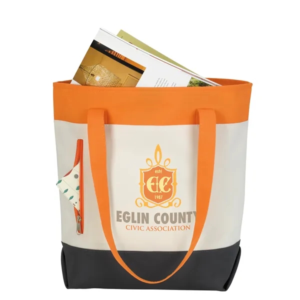 Orange color option for Good Value™ Color Zip Tote