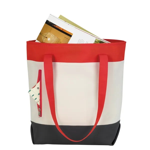 Red color option for Good Value™ Color Zip Tote