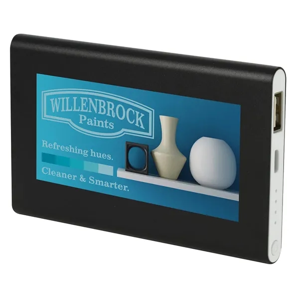 Black color option for Good Value™ Compact Aluminum Power Bank 4000 M Ah