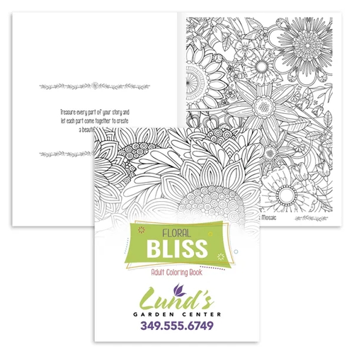 Photo of Good Value™ Floral Bliss Adult Coloring Book