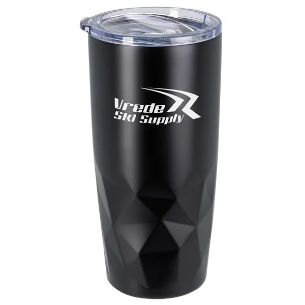 Black Tumbler/ Clear Lid color option for Glacial Diamonds Tumbler   20 Oz.