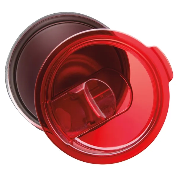 Silver Tumbler/ Red Lid color option for Glacial Diamonds Tumbler   20 Oz.