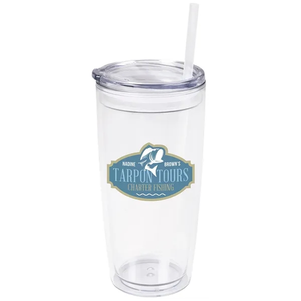 Clear color option for Good Value™ Freezie Tumbler   22 Oz.