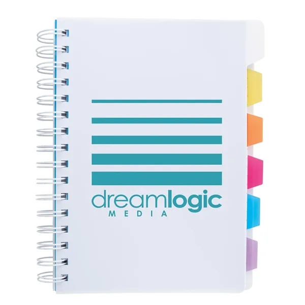 White color option for Good Value™ Spiral Notebook With Tabs