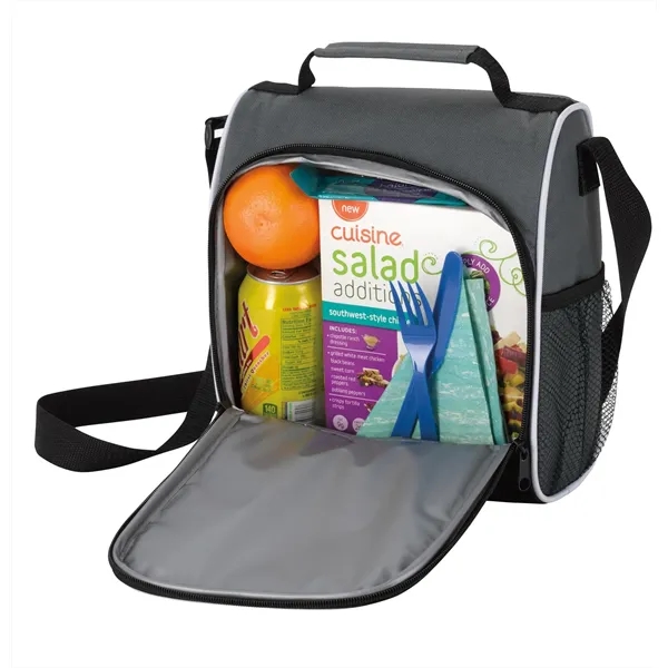 Charcoal color option for Koozie® Flip Open Cooler