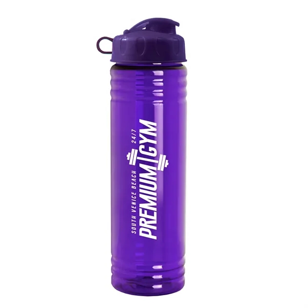 Translucent Violet color option for Garyline® Slim Fit Bottle With Flip Lid   24 Oz.