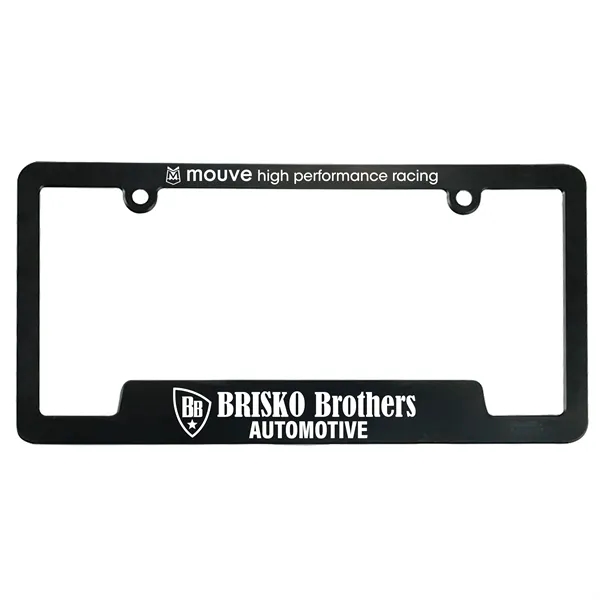 Black color option for Garyline® 3 D Corner View License Plate Frame