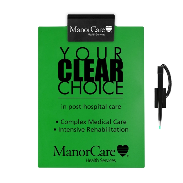 Green color option for Letter Clipboard With Pen