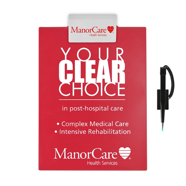 Red color option for Letter Clipboard With Pen