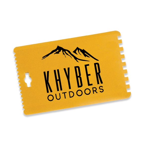 Athletic Gold color option for Credit Card Shaped Ice Scraper