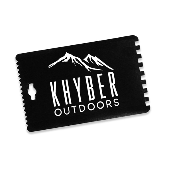 Black color option for Credit Card Shaped Ice Scraper