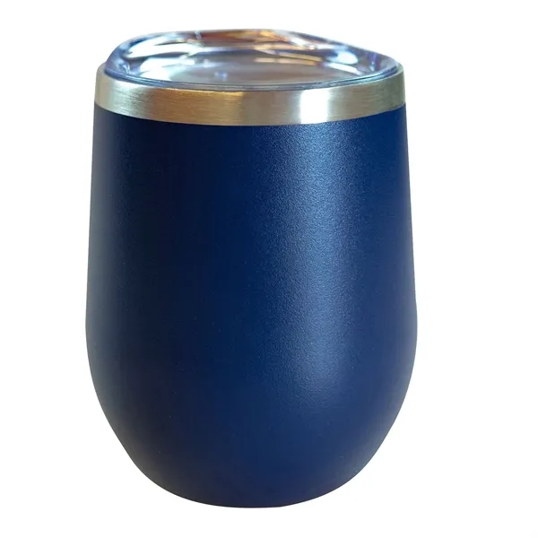 Navy color option for Sipper Wine Tumbler   12 Oz.