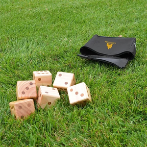 Photo of Oversize Wooden Yard Dice Game