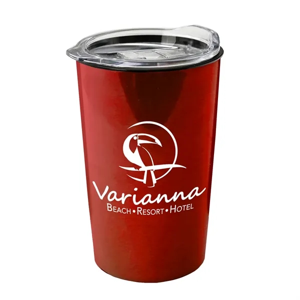 Metallic Red color option for Garyline® Sentinel Acrylic Tumbler With Slider Lid   14 Oz.