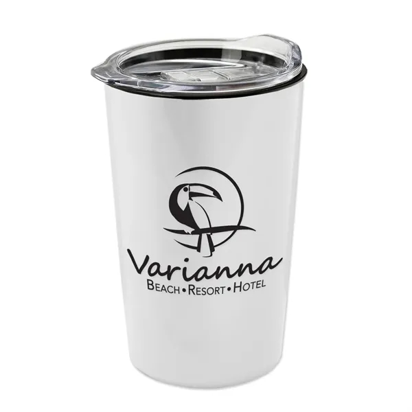 White color option for Garyline® Sentinel Acrylic Tumbler With Slider Lid   14 Oz.