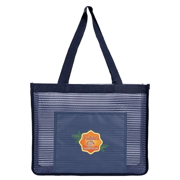 Navy color option for Good Value™ Landscape Mesh Tote