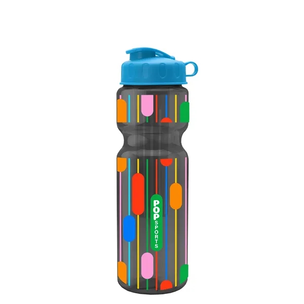Smoke color option for Garyline® Champ Bottle With Infuser And Flip Lid   28 Oz.
