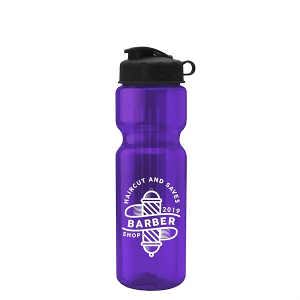 Translucent Violet color option for Garyline® Champ Bottle With Infuser And Flip Lid   28 Oz.