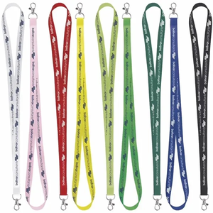 Photo of Universal Source® 5/8" Satin Screen Print Lanyard