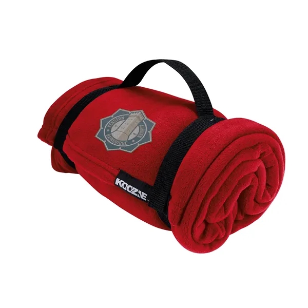 Red color option for Koozie® Field Blanket