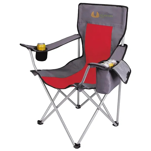 Red color option for Koozie® Camp Chair
