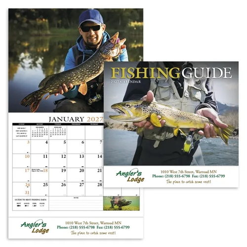 Photo of Products Fishing Guide Appointment Calendar   Stapled