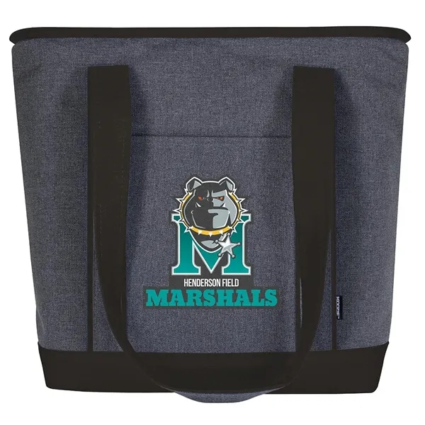 Black color option for Koozie® Two Tone Lunch Time Cooler Tote