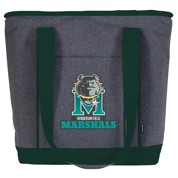Hunter Green color option for Koozie® Two Tone Lunch Time Cooler Tote