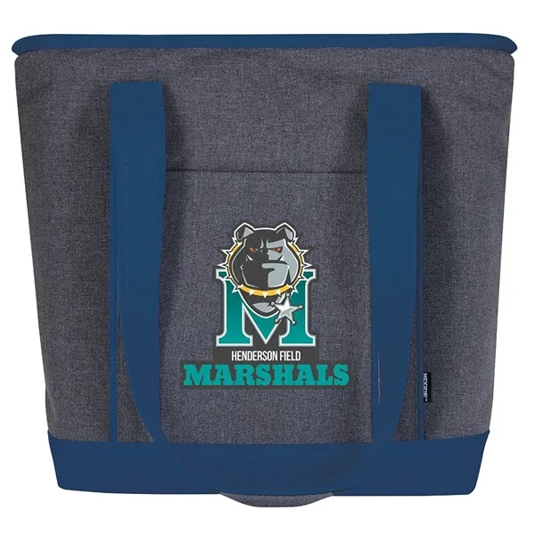 Navy color option for Koozie® Two Tone Lunch Time Cooler Tote