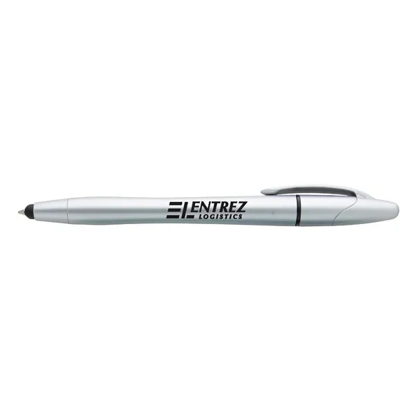 Silver color option for Good Value™ Twist Highlighter Pen Stylus Combo
