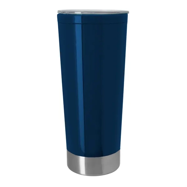 Dark Blue/Silver color option for Good Value™ Iconic Tumbler   20 Oz.