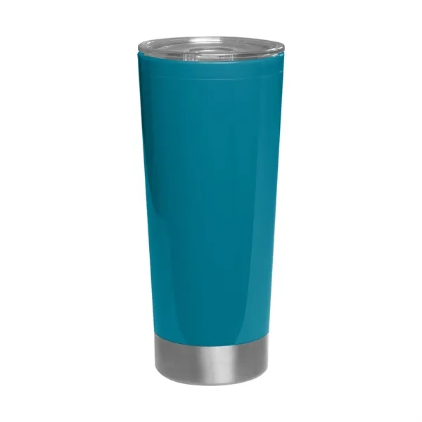 Teal/Silver color option for Good Value™ Iconic Tumbler   20 Oz.