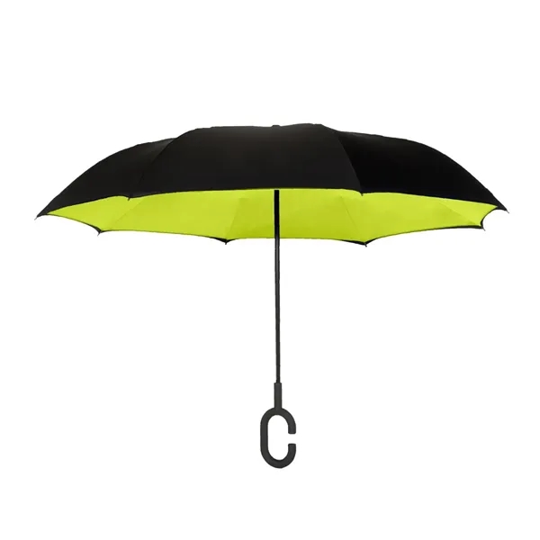 Black/Sour Apple color option for Shed Rain™ Unbelieva Brella® 48" Reverse Close Manual Stic...