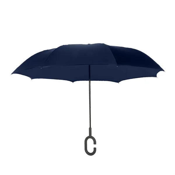 Navy color option for Shed Rain™ Unbelieva Brella® 48" Reverse Close Manual Stic...