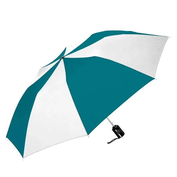 Teal/White color option for Shed Rain™ 44" Auto Open Compact Umbrella