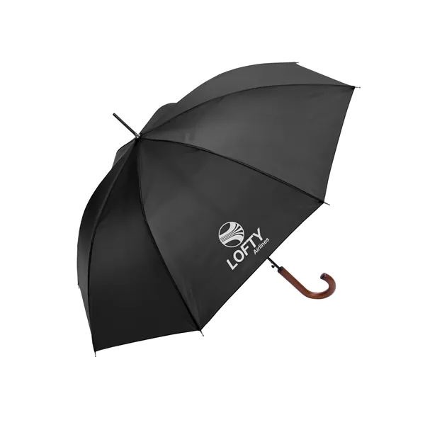 Black color option for Shed Rain™ 48" Wood Handled Auto Open Stick Umbrella