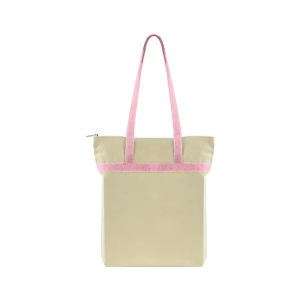 Pastel Pink color option for Made To Order Zippered Tote